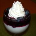 Dessert:  BLAUBEER - QUARKJOGHURT