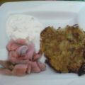 Dinner für Zwei - Apfelrösti mit Matjes und Dip