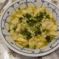 Spargelsalat mit Zitronen-Olivenöl-Dressing
