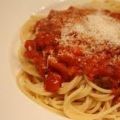 Spagetti mit Tomatenhack