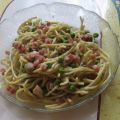 Spaghetti in Pilz-Sahnesoße