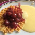 Mein Waffelrezept mit Vanillesoße und heißen[...]