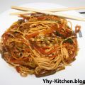 Chow-Mein Gemüsepfanne