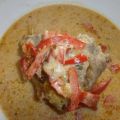 Lecker gefüllte Schnitzel aus dem Ofen mit[...]