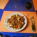 Gemüse: Gemüsepfanne mit Grünkern