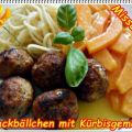 ~ Hauptgericht ~ Hackbällchen mit Kürbisgemüse