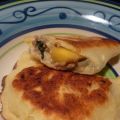 Kartoffelempanadas, fleischige mit Mango, Minze[...]