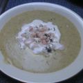 Zucchini - Kartoffelsuppe mit Krabben