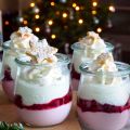 Himbeer-Mascarpone-Dessert zu Weihnachten
