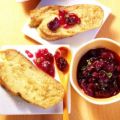 French Toast mit Cranberry-Sauce