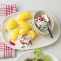 Pellkartoffeln mit Radieschen-Kresse-Quark