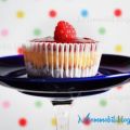 Mini Käsekuchen mit Himbeersauce
