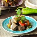 Egyptian Beef Liver . Ägyptische Rinde Leber.