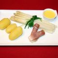 Stangenspargel mit Kartoffeln, dazu Norderneyer[...]