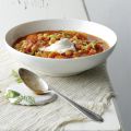 Kichererbsen-Tomaten-Suppe