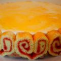 Herzige Orangen-Schoko-Torte