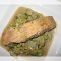 Lachs auf Fenchel-Lauch-Gemüse