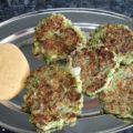 Zucchini-Puffer als vegetarische Hauptspeise[...]