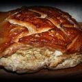 Gefüllter Schweinebauch in Weihnachtsbier