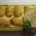Hähnchenfilet mit Provolone-piccante Käsehaube