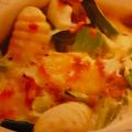 Gnocchi mit Lauch und Parma-Schinken