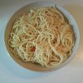 Nudeln: Spaghettis mit Knoblauch und Chili