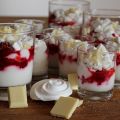 Himbeer-Traum mit weißer Schokolade und Meringue