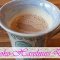 Schoko-Haselnuss-Drink