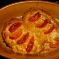 Auberginen mit Paprika-Ziegenfrischkäse-Füllung