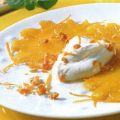 Lauwarmes Ananas-Carpaccio mit Mandelkrokant