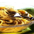 Spaghetti mit Lachscreme