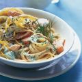 Spaghetti mit Lachs