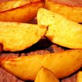 Schnelle potato wedges.