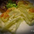 Gemüse: Feines Kohlrabi Gorgonzola Gratin