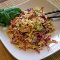 Asiatischer Krautsalat mit Sesam-Ingwer Dressing