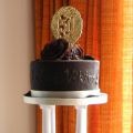 Dreistöckige Torte zum 50. Geburtstag