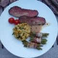 Roastbeef mit grüner Pfeffersoße,[...]