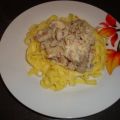 Bandnudeln mit Schweinefilet