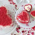 Valentinstag: Pink-Velvet-Herzen für den[...]