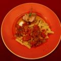 Kalbsfilet mit Pasta und Paprika-Oliven-Pesto[...]