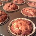 Bananen-Schokoladen-Erdnussbutter Muffins