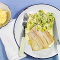 Fischfilet mit Lauchsahne