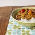 Indisches Gemüse-Curry mit Reis {vegan}