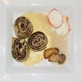 Crepesbeutel mit karamellisierten Birnen auf[...]