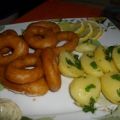 Calamaris mit Petersilien Kartoffeln und[...]