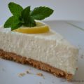Zitronige Frischkäse-Quarktorte mit Knusperboden