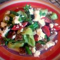 Brotsalat mit grünem Spargel - knackig lecker !