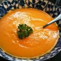 Kürbis-Karottensuppe mit Ingwer