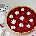 Weiße Schoko -Trüffel Tarte mit Himbeer Curd[...]