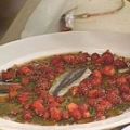 Sardinen mit Walderdbeeren